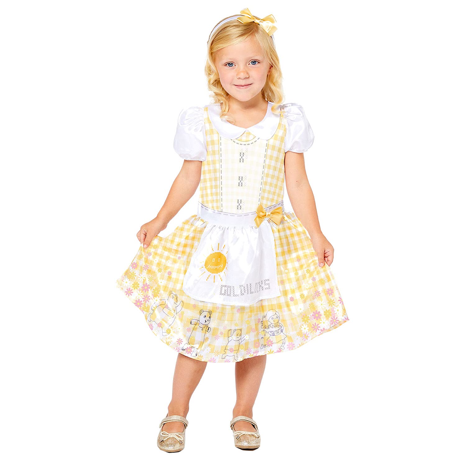 amscan 9910093 - Girls Sustainable Goldilocks World Book Day Fancy Dress Costume Age: 8-10 Yrs