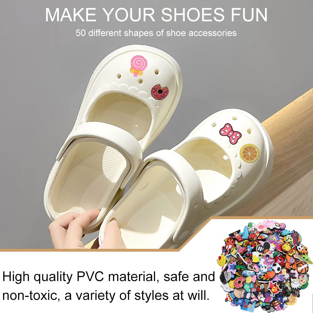 PVC Zapatos Adornos Balones Deportivos Amuletos Decoración Abalorios para Clog Bolsos 50 Piezas