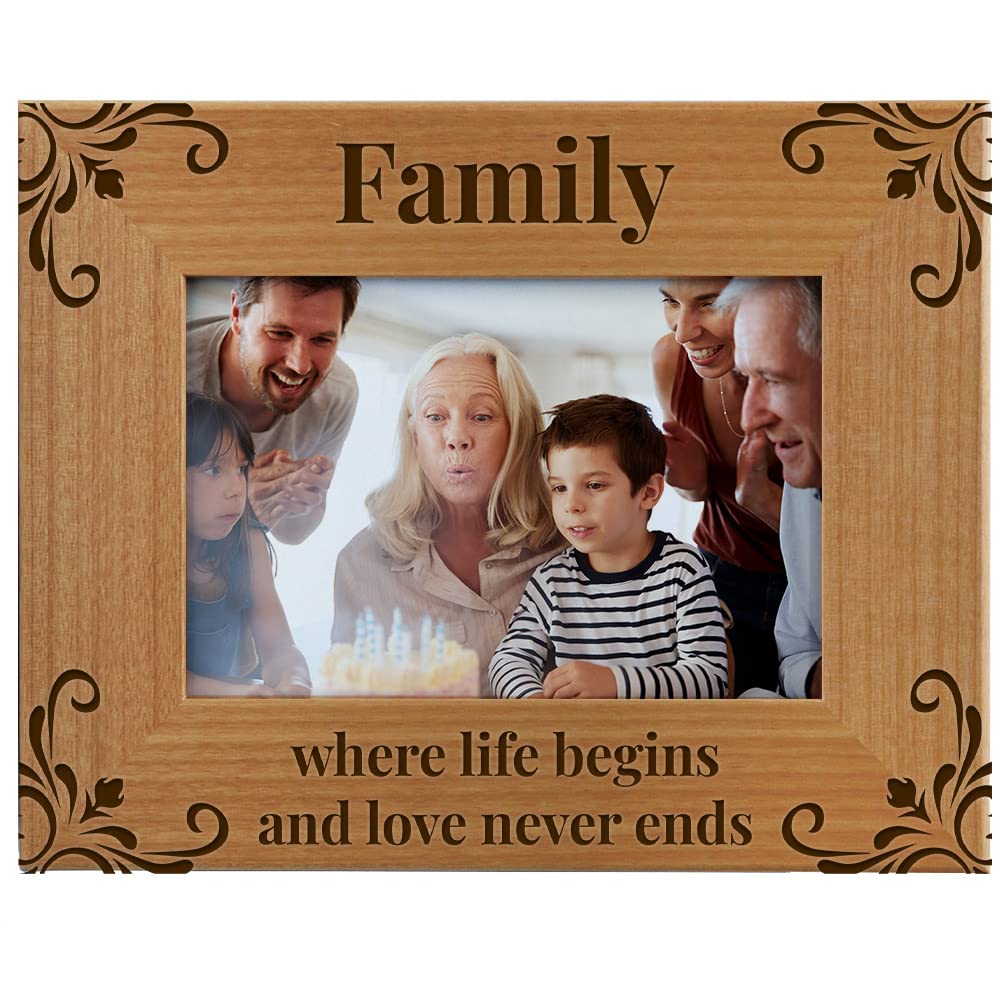 Amazon.com - CEDAR CRATE MARKET - Family Photo Frame for Family
