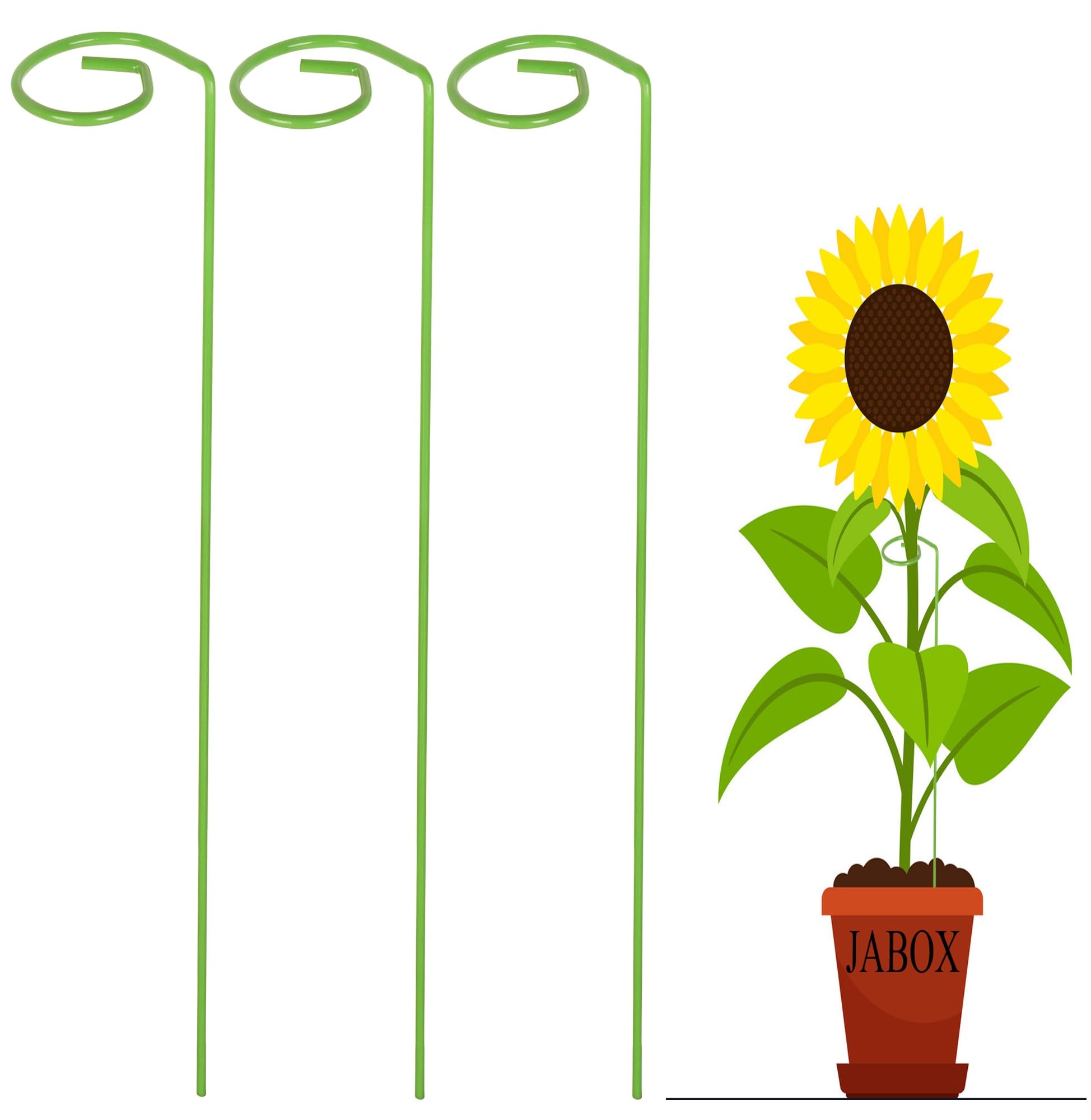 Jabox 16 Inch Super Long and Strong Trellis, Plant Support, Plant Suporters for Climbing Vines and Plants, Rust Resistance, Strong Metal, Green [16 X 3 Inches] (Green-Pack-3, Metal) (B0CKNC6YJ6) Amazon Price History, Amazon Price Tracker