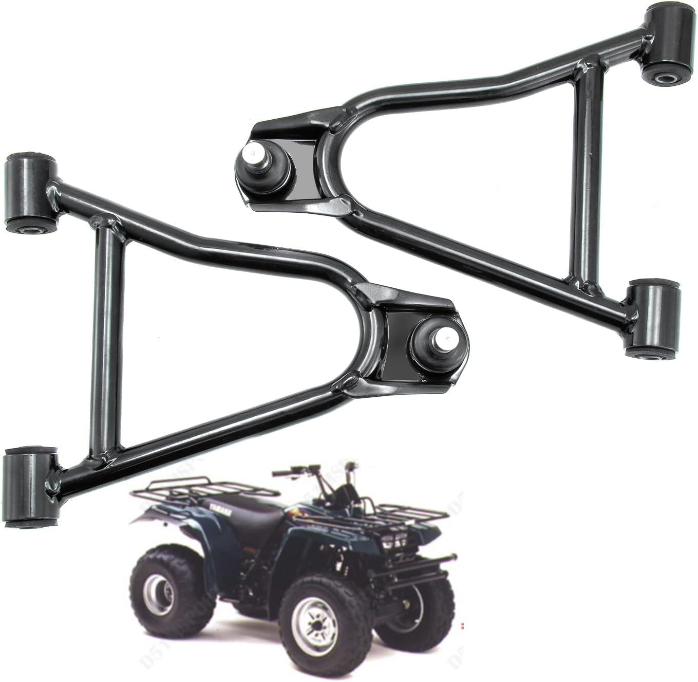 Front Suspension Lower Right And Left A-Arms Compatible with Yamaha Big Bear 350 YFM350FW 1987-1997 / Please Note: Does Not Compatible with 1997 Big Bear 350 YFM350FWBJ