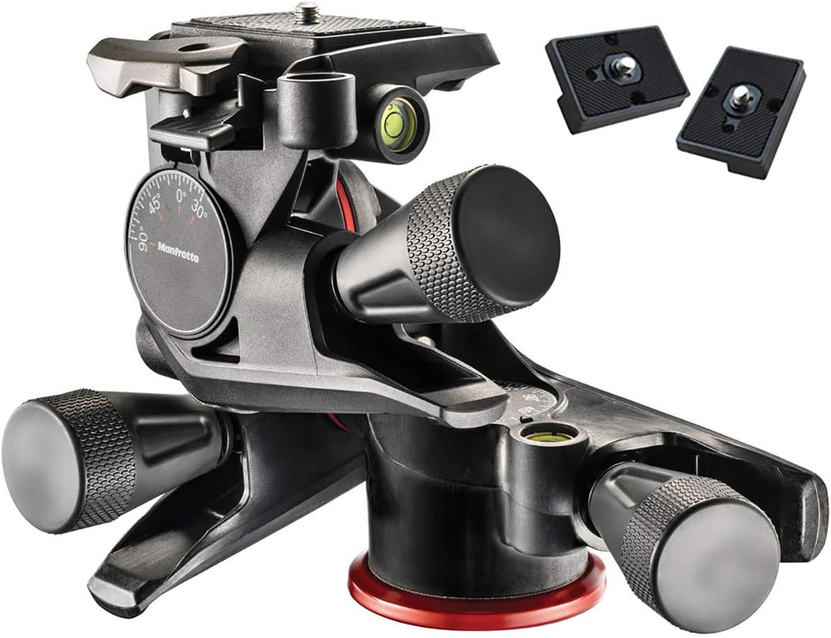 Manfrotto ZAYKIR MHXPRO-3WG XPRO Geared Head Includes Two Quick Release Plates