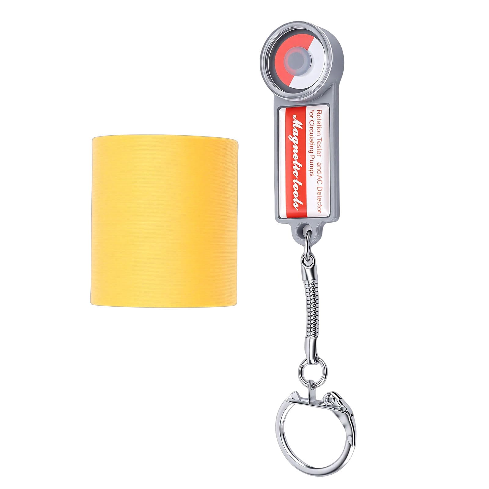 Aramox Testeur de Rotation de Pompe de Circulation de Chauffage, Indicateur Visuel en PVC pour Test de Solénoïde, Outil Compact pour Techniciens CVC et Plombiers
