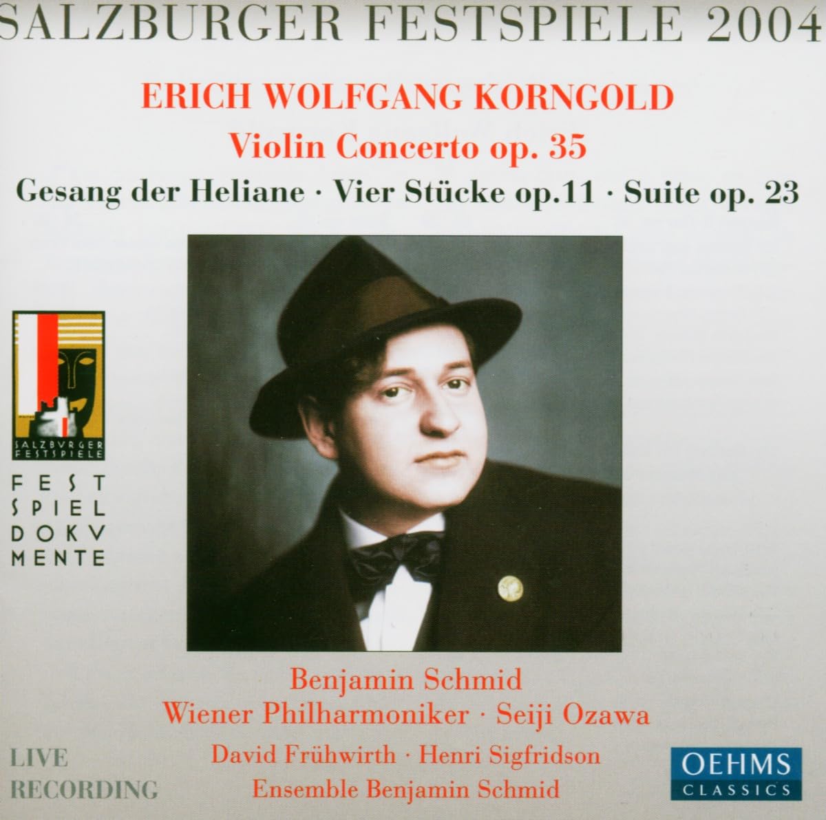 Erich Wolfgang Korngold: Violin Concerto, Op. 35