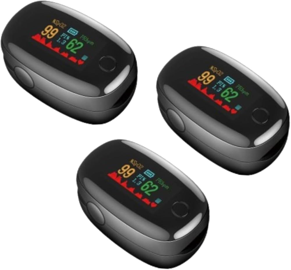 Amazon.co.jp: 心拍計 血中酸素濃度計 ワンタッチで簡単計測 OXITECH