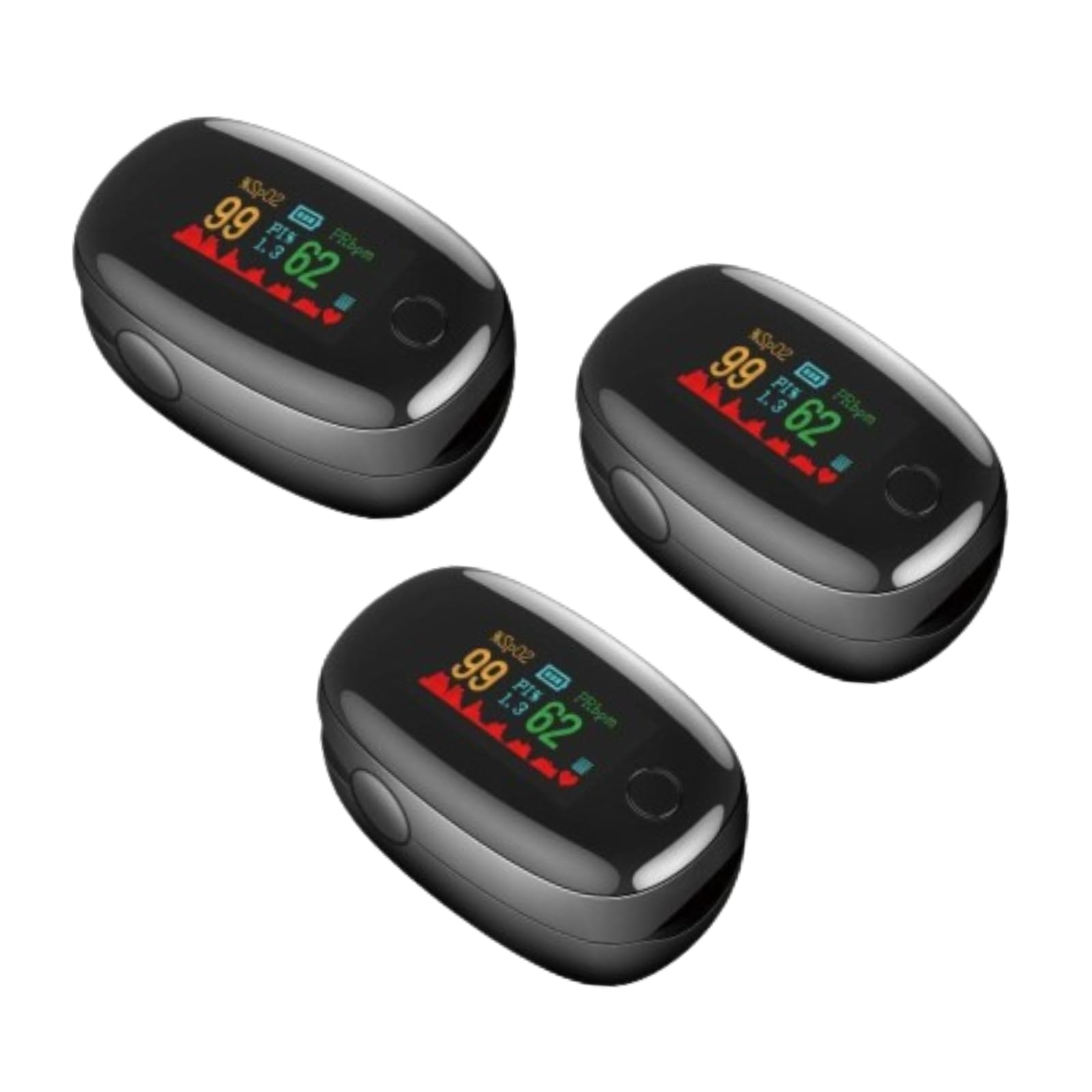 Amazon.co.jp: 心拍計 血中酸素濃度計 ワンタッチで簡単計測 OXITECH