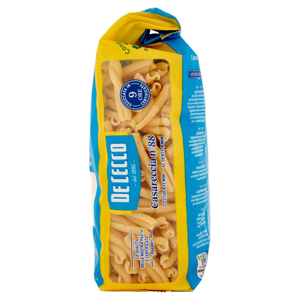 20 x Pasta De Cecco 100% Italiano Casareccia n. 88 fideos 500g