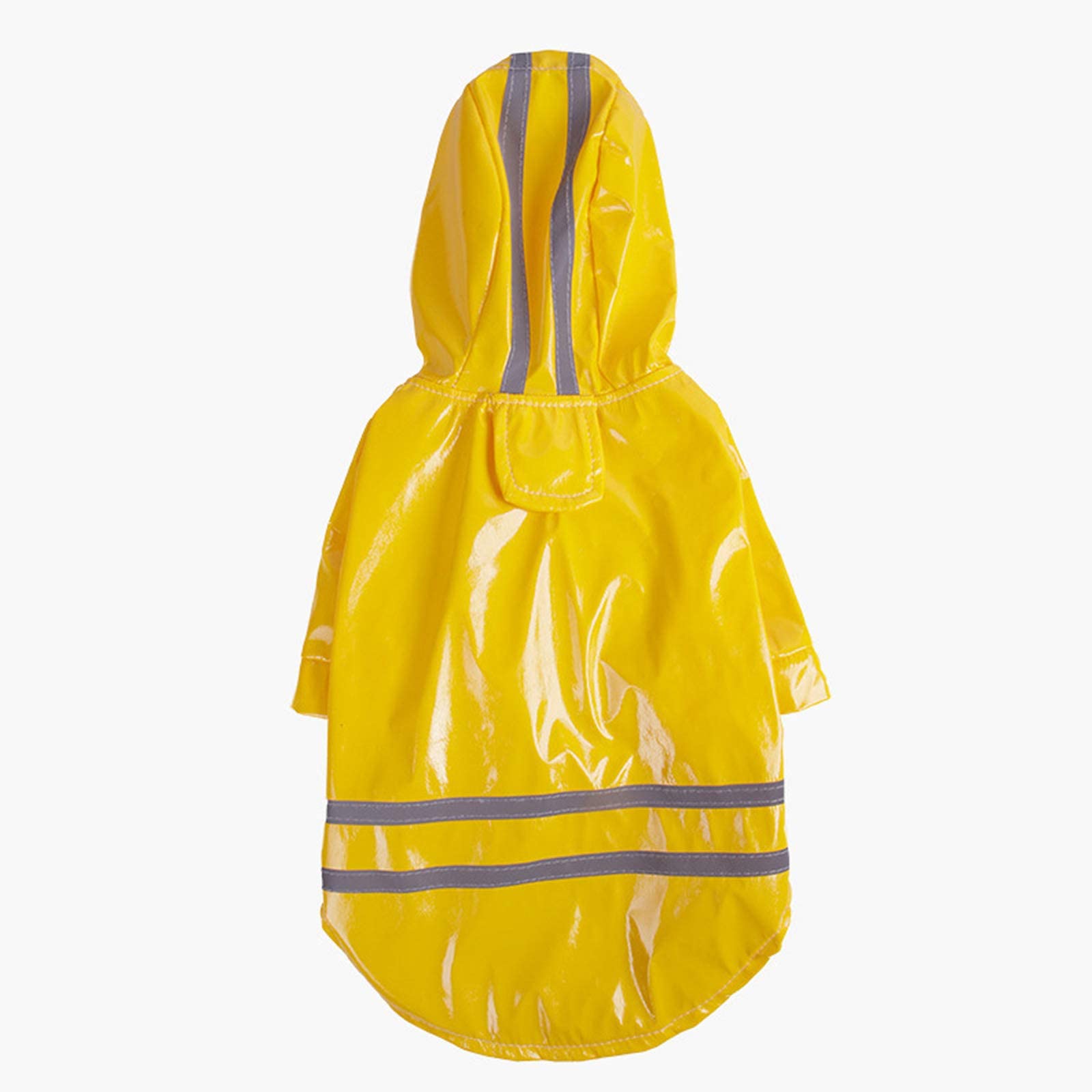 Impermeabile per Cani, Cappotto per Cani da Compagnia Alto Impermeabile e Traspirante con Cappuccio, Impermeabile Leggero con Catarifrangenti Cani di Piccola e Media Taglia (Blu,) (Yellow XL)