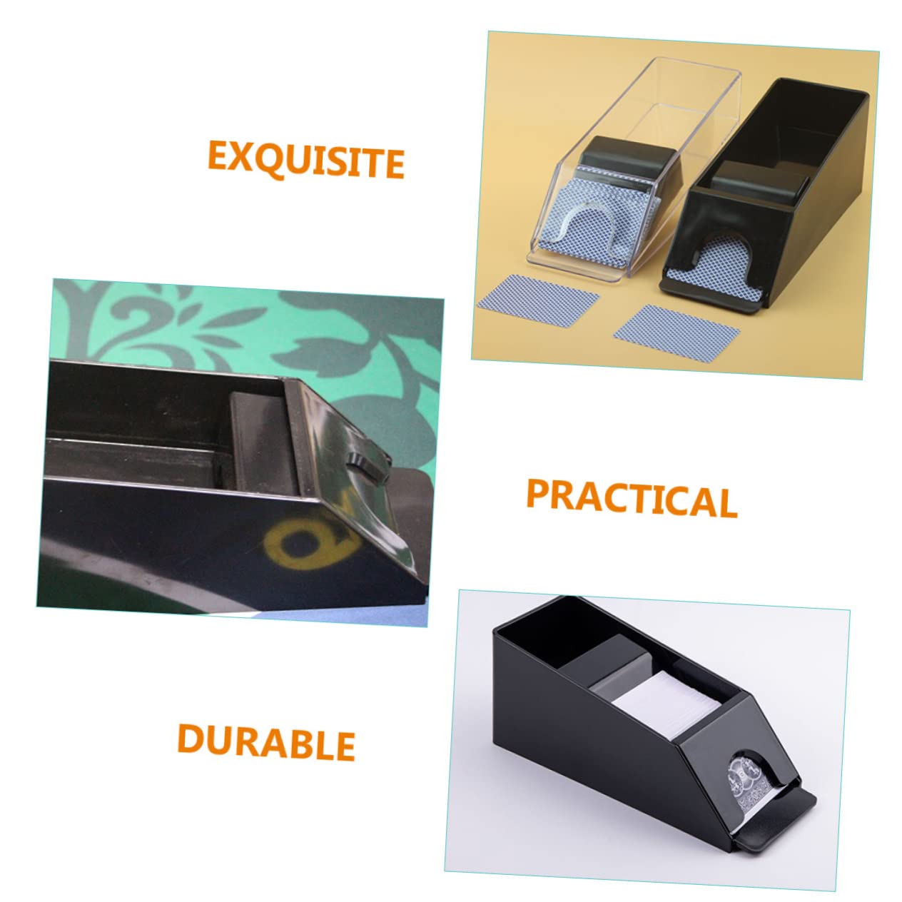 BESPORTBLE Distribuidor De Cartas Zapato Portátil Distribuidor Doméstico Hogar Zapato De Tarjetas Compacto Reutilizable