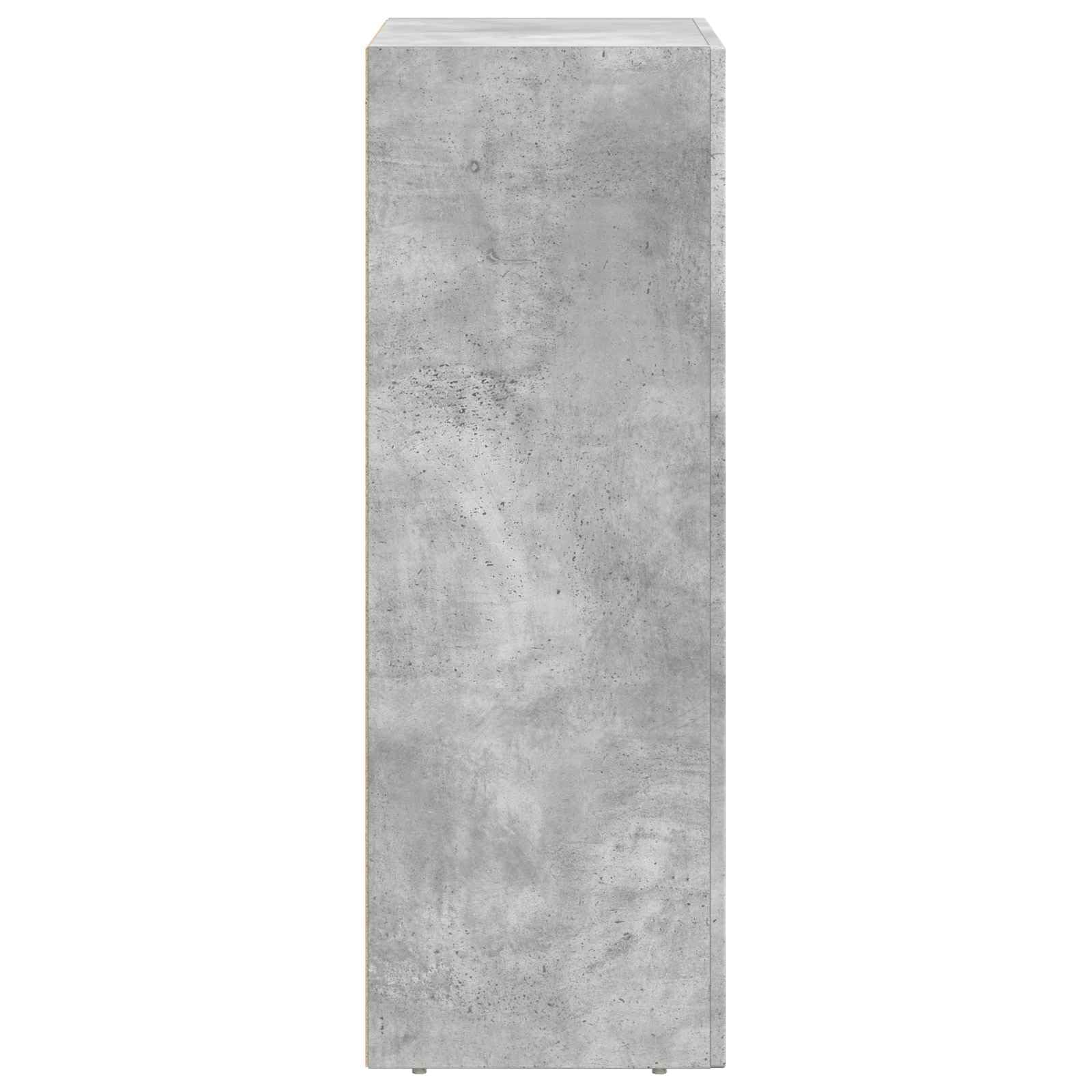 Credenza grigio cemento, 59 x 35 x 100,5 cm, in legno