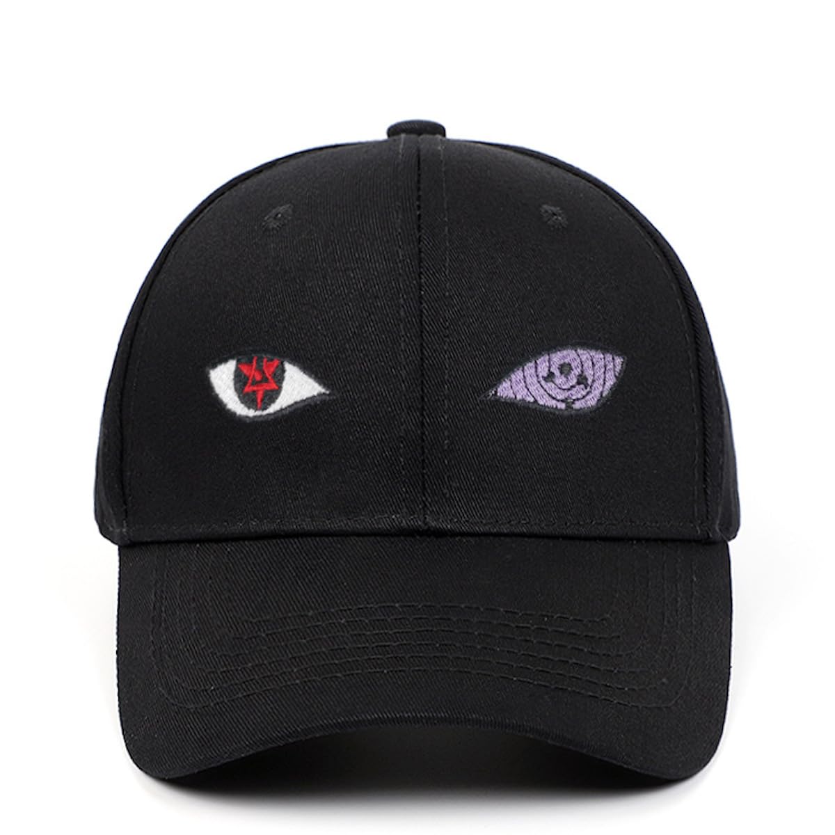 HONUZEDevils Eyes Baseball Cap Hat Anime Snapback Cap Hip-Hop Flat Adjustable Hat Embroidery