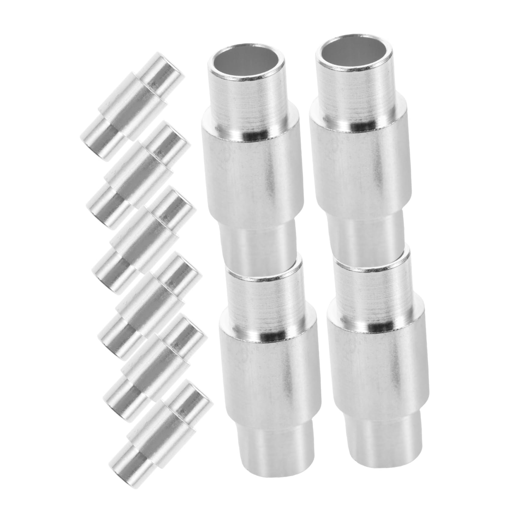 CORHAD Skating Bearing Spacer Set 10pcs Kit Lightweight Aluminum Straight Axle Speed Spacers for Enhanced Performance