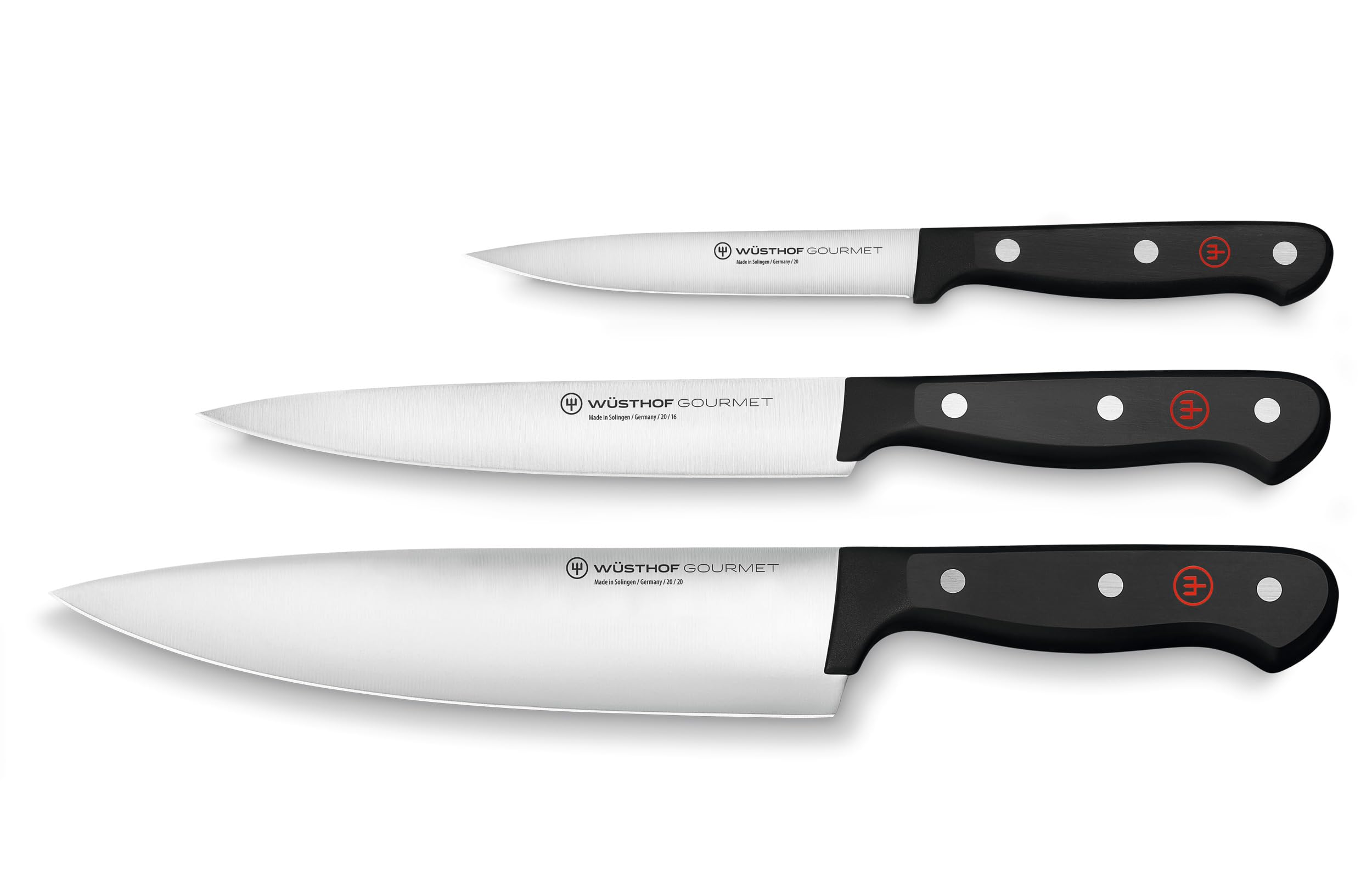 WÜSTHOF Gourmet Ensemble de 3 couteaux