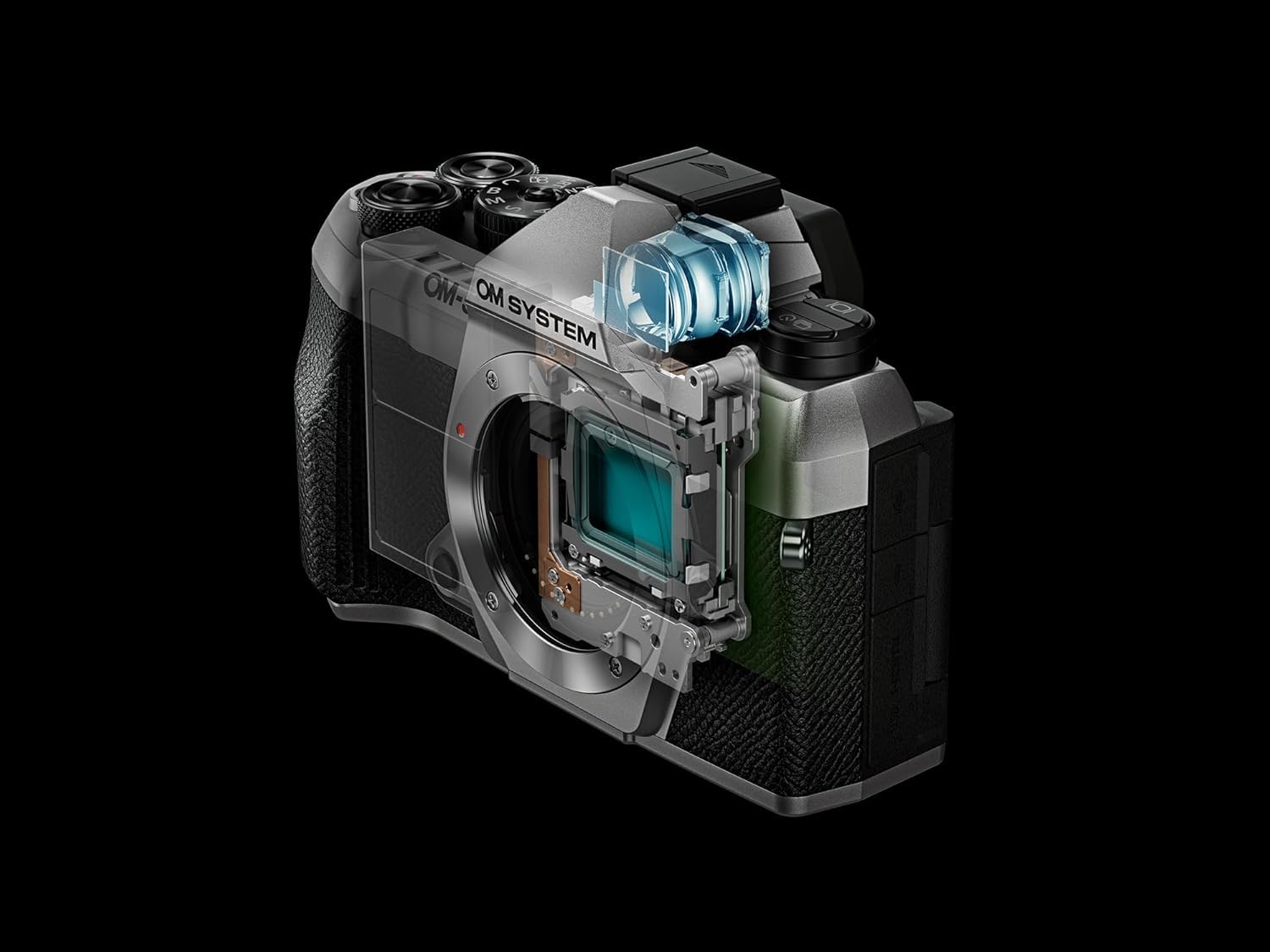 OM SYSTEM OM-5 Mark II Fotocamera Micro Quattro Terzi, 20 MP, Video 4K | Corpo macchina IP53, sensore Live MOS, stabilizzazione 5 assi, HighRes da 50 MP a mano libera e Live ND per video fluidi