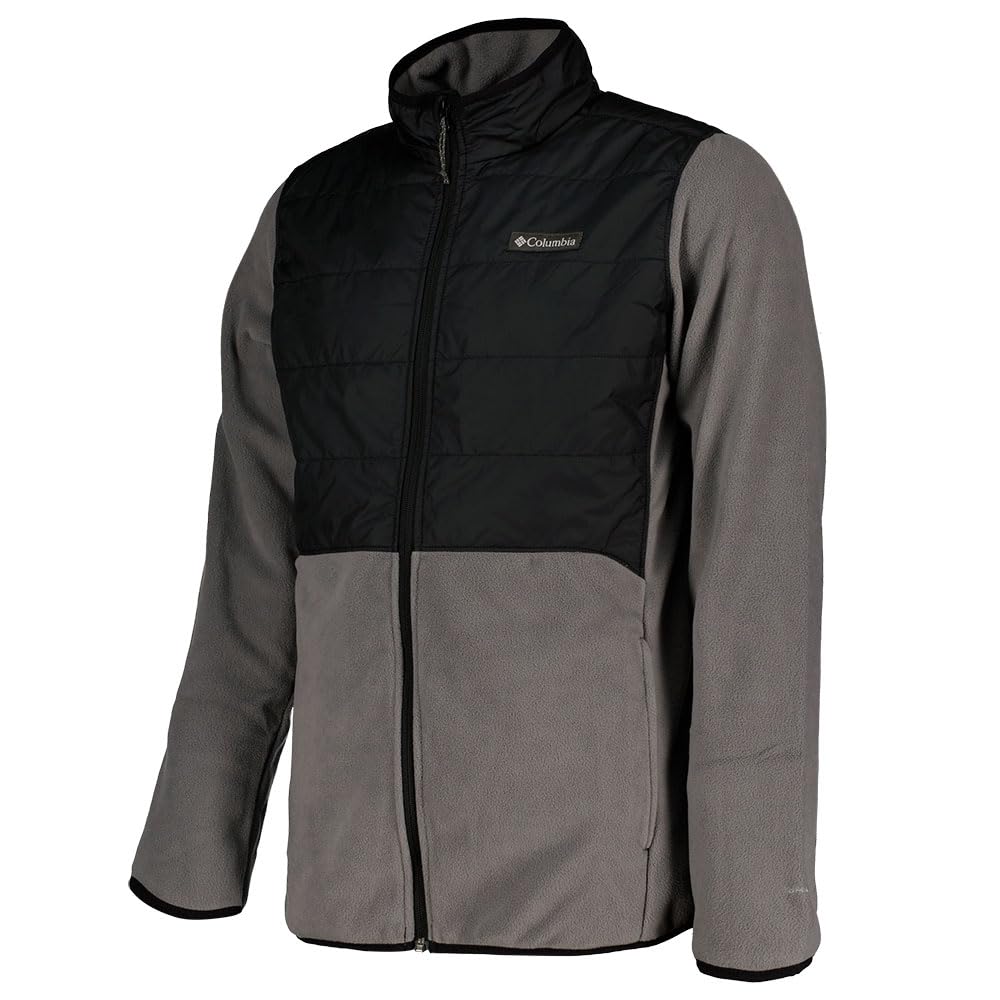 Columbia Basin Butte Chaqueta polar con cremallera para hombre