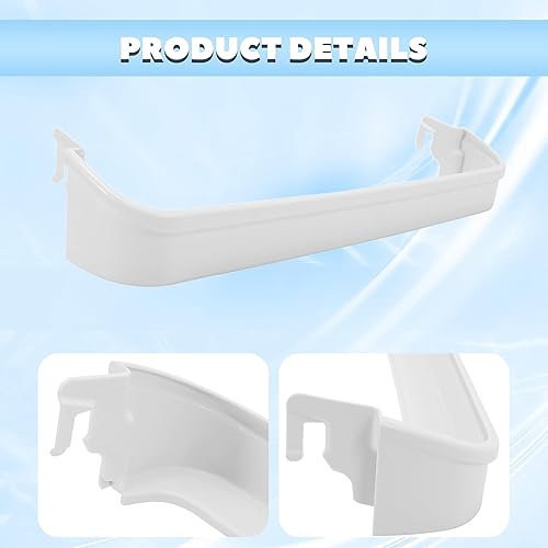 Miniatura 5 de HECASA 240338001 AP2115859 240338005 Estante de puerta de refrigerador compatible con Frigidaire Kenmore refrigerador 891049 AH429871 EA429871