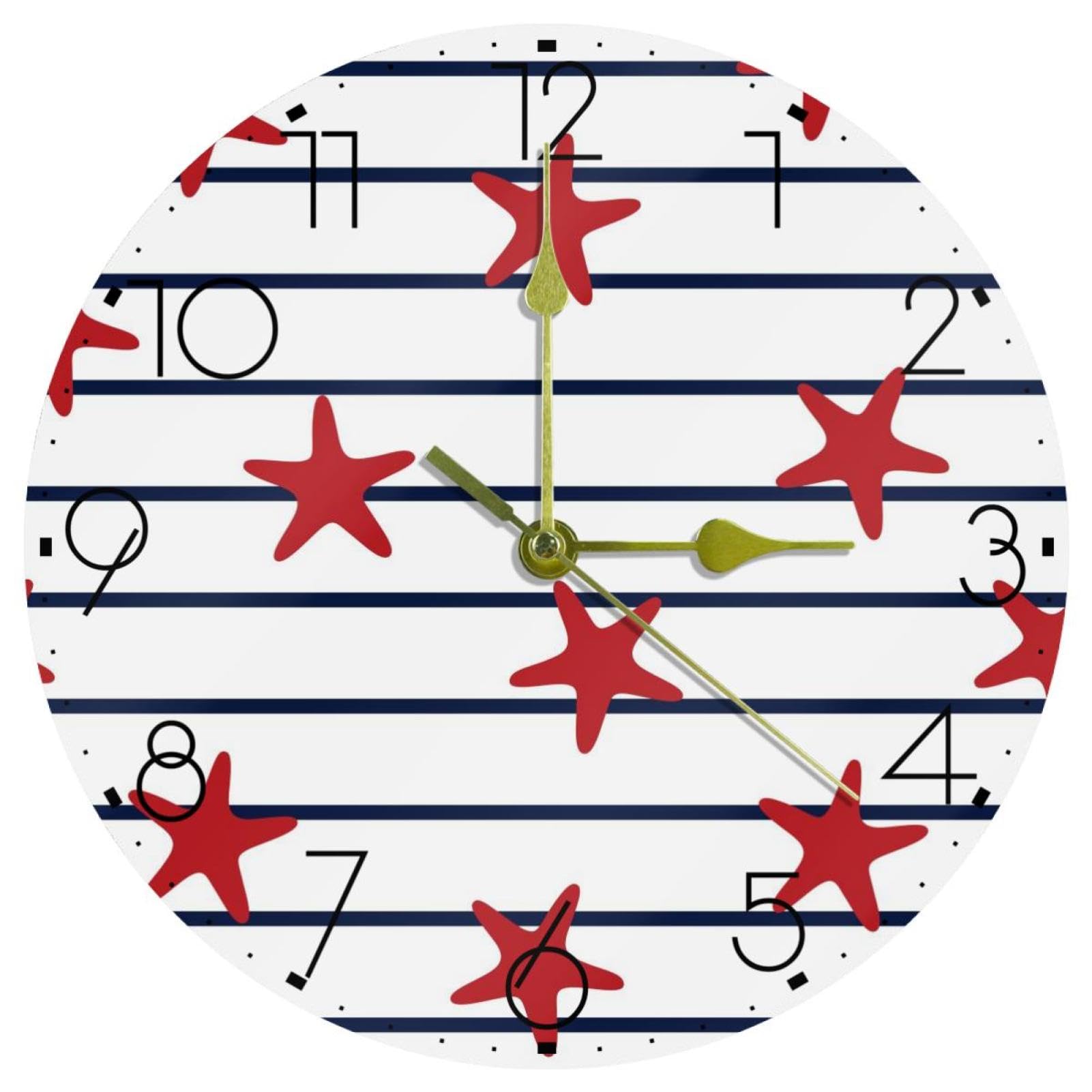 Horloge murale sans tic-tac anti-bruit pour retrouver le sommeil