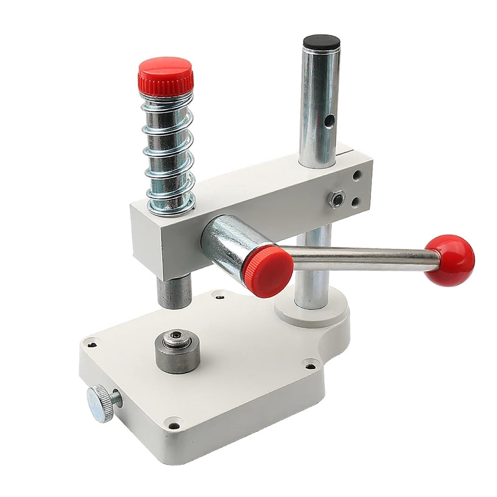 Rendimiento alto Prensa manual multifuncional for botones de tela recubiertos, remaches con tapa de perlas, accesorios hechos a mano Rendimiento alto
