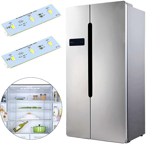 Miniatura 5 de Luz LED para refrigerador SW-BX02B (2 piezas, DC 12V) para Electrolux ZBE2350HCA, Frigidaire 5304518510 y Magic Chef 3050400025