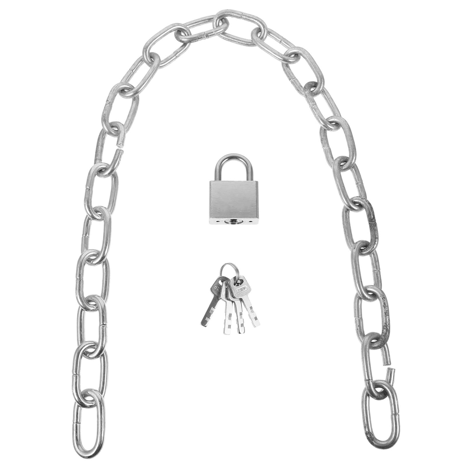 BESTonZON Cerradura De Cadena Antirrobo Para Bicicleta Candado De Seguridad Resistente Para Ciclismo Urbano Cadena De Llave Protección Contra Robos