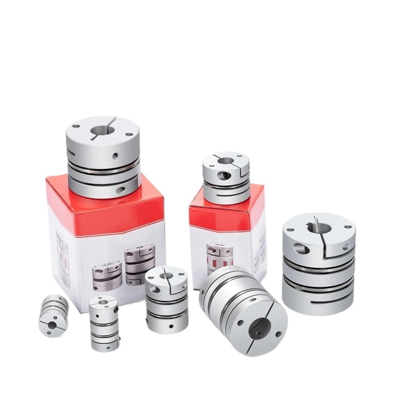 Accouplement à membrane 1PC Coupleur flexible moteur couplage aluminium simple diaphragme pince for impression 3D servo connecter CNC(15mm)