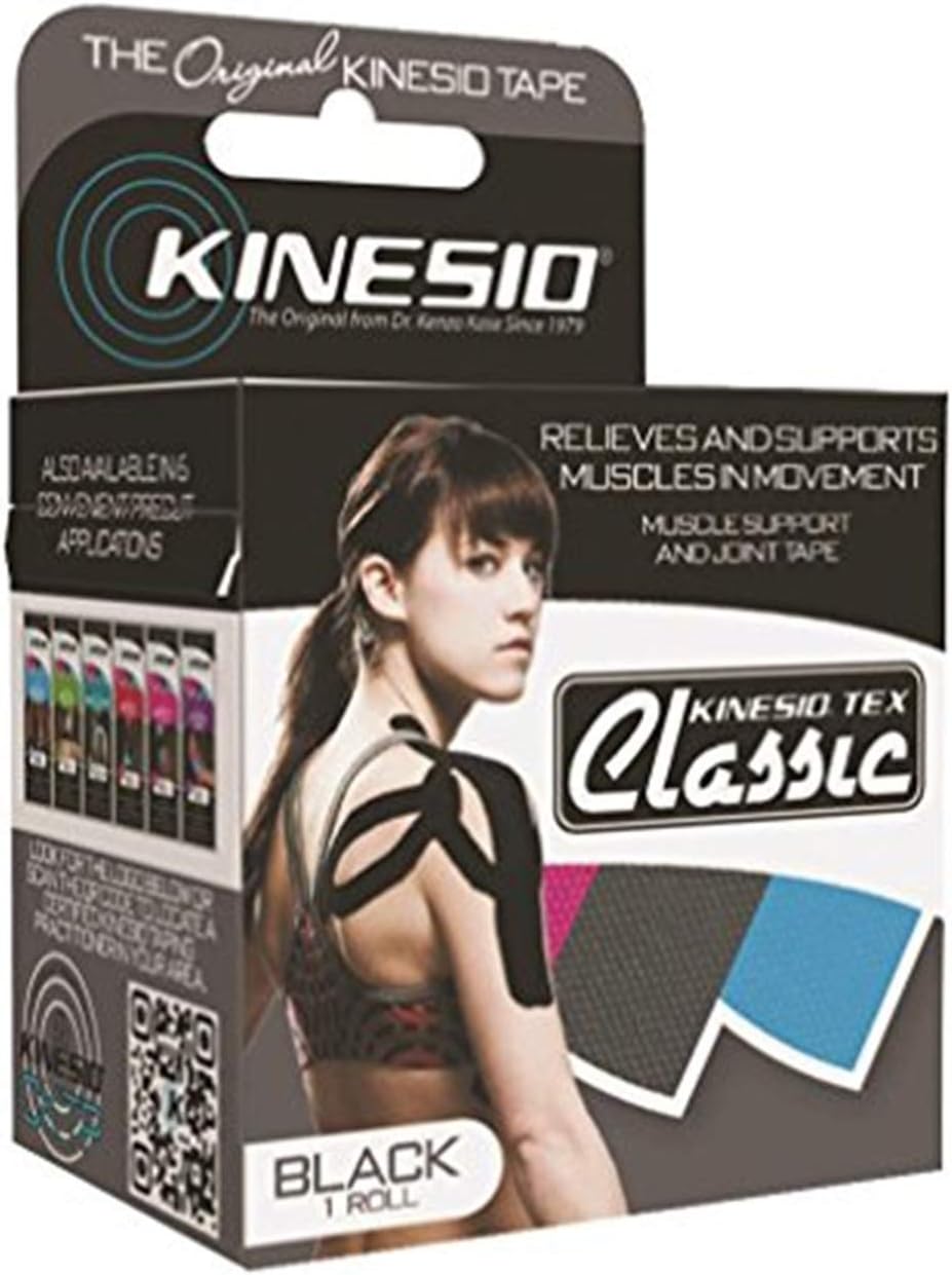 Tape, Tex Classic, 2" X 4.4 Yds, Black, 6 Rolls