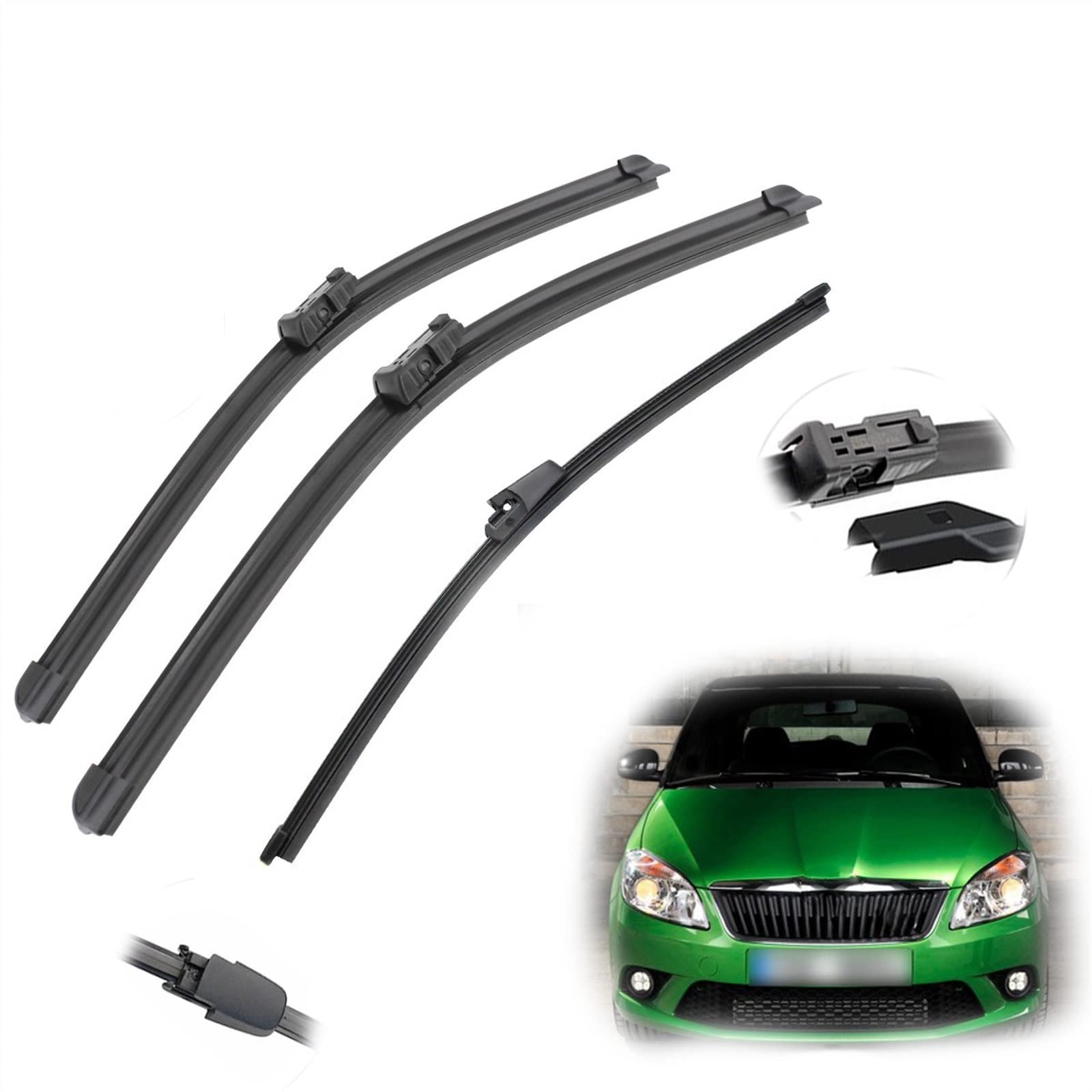 Essuie-glace Skoda Fabia 5J Hatchback pour rouler sous la pluie en sécurité