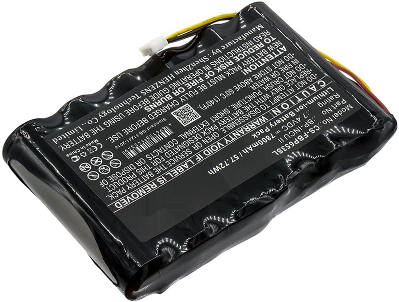 7800mAh/7.4V Replacement Battery for Fluke Radiant Warmer Analyzer Bioal INCU II Incubator BP-INCU II