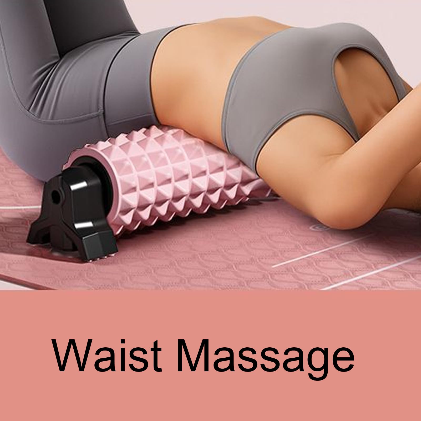 Rullo da Massaggio in Schiuma Massaggiatore e Stretcher Antiscivolo | Foam Roller per l'Esercizio Per Esercizio, Stretching, Allenamento, Sonno, Arricciatura Notturna, Gamba, Corpo, Muscolo,