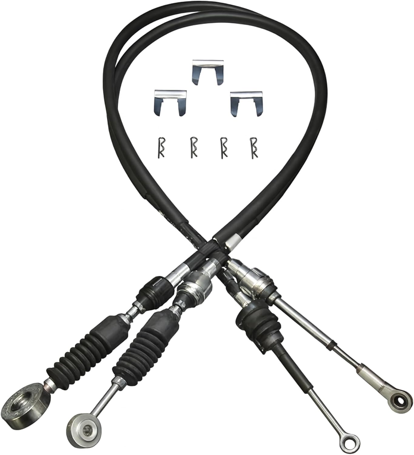 K-Tuned SFT-CAB-OEM OEM Spec Shifter Cables w/Billet Bushings