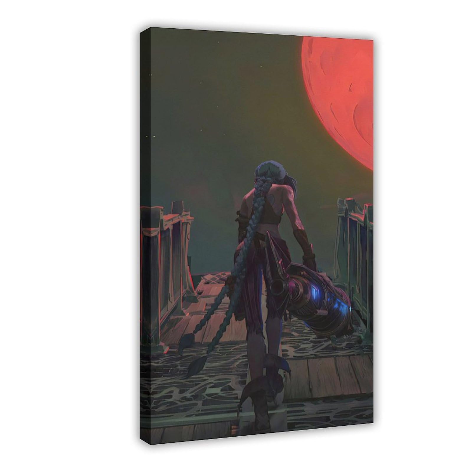 SFQQE Jinx Poster Canvas Poster Bedroom Decor Landscape Office Room Decor Gift 12x18inch(30x45cm)