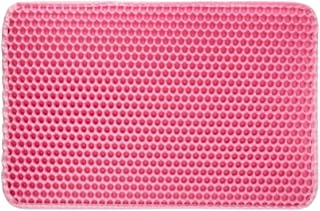 Tapete Higiênico Para Gatos Weemsbox Camada Dupla Impermeável À Prova de Água e Urina EVA Lavável Multiuso Para Caixa De Areia (Rosa)