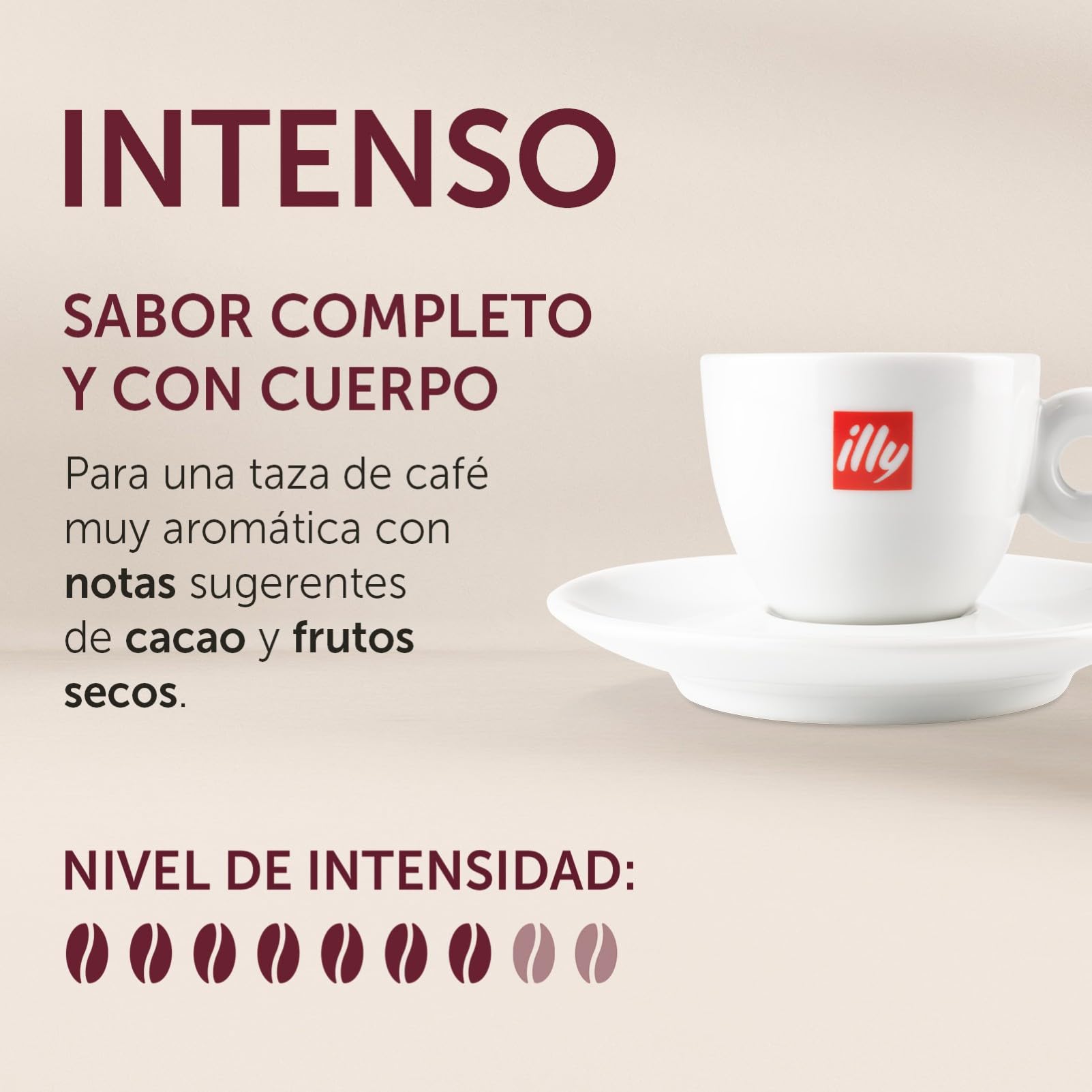 illy, Café en Cápsulas Compatibles INTENSO, 100 Cápsulas en Total