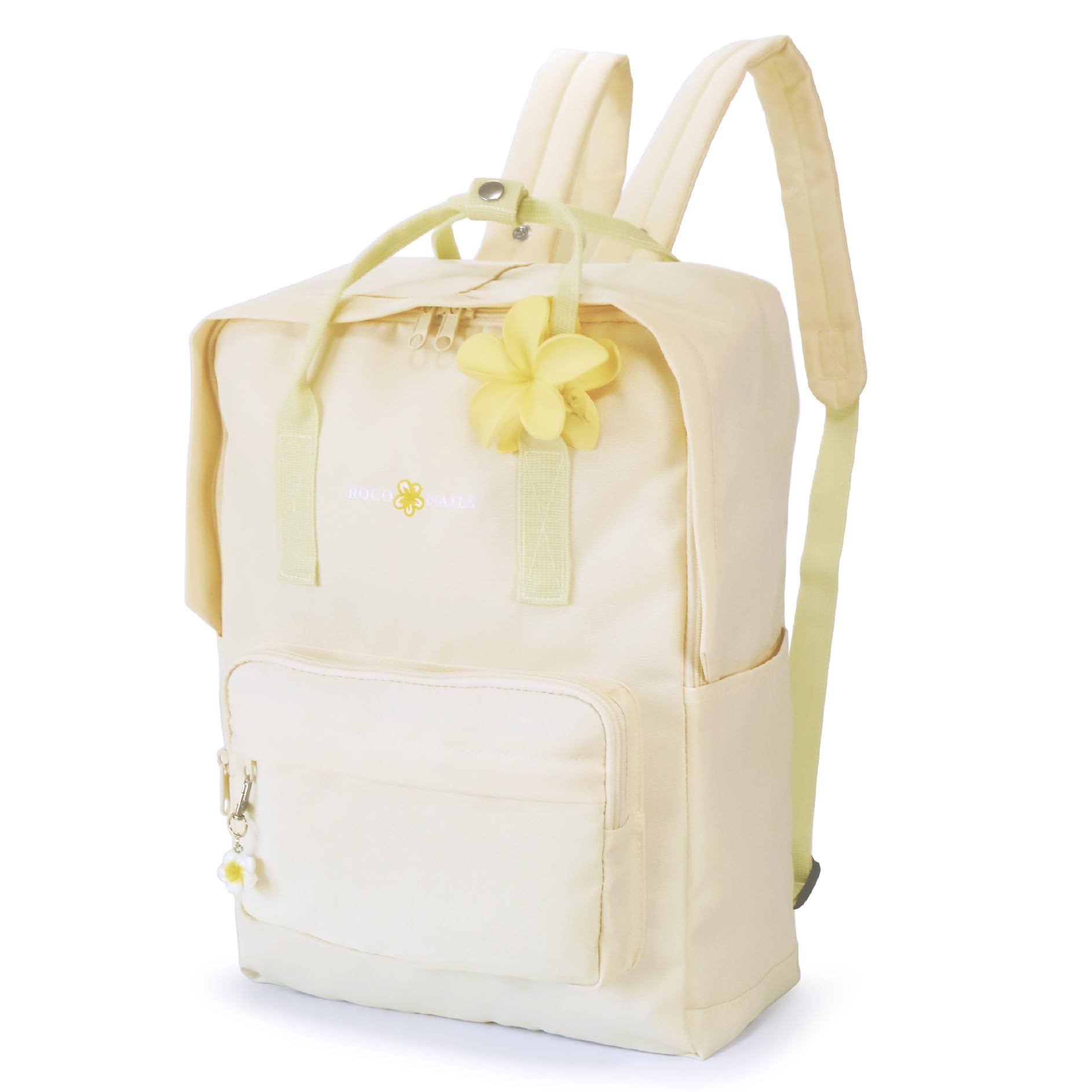 ROCO NAILS スクールバック黄色 Amazon.co.jp: ロコネイル ROCO NAILS リュック スクールバッグ