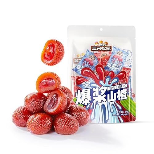 山? 休?零食(50g*3/8/16袋) 水果山?干 サンザシのレジャーおやつ 美味零食礼品 甜点 酸甜零食干し果物 蜜?果脯甘酸っぱいおやつ 果物の砂糖漬け スナック菓子糖果点心 ドライフルーツ山?下午茶休?零食 (3袋)