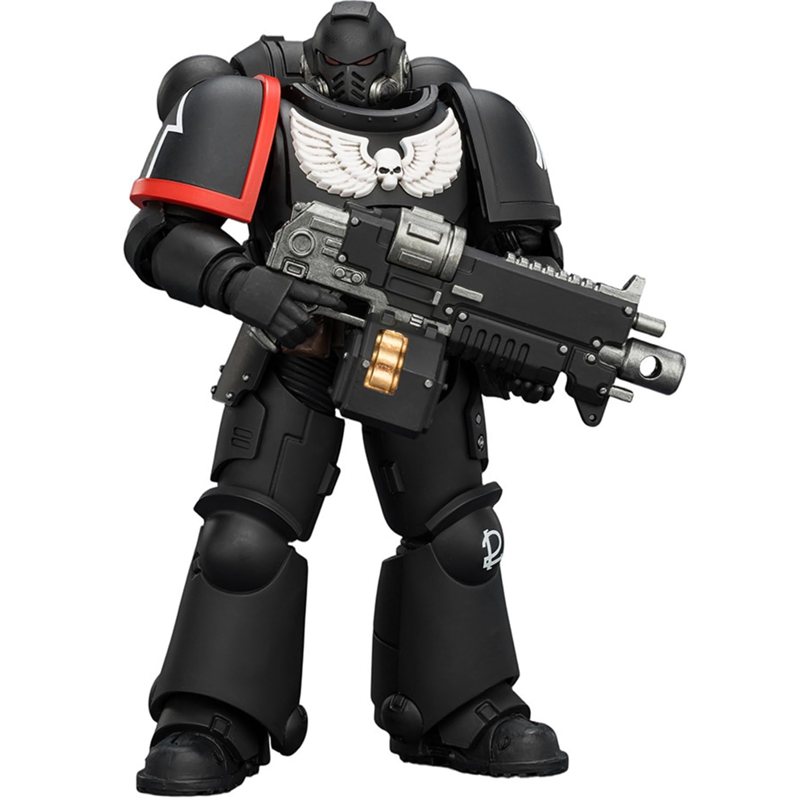 JOYTOY Warhammer 40k Raven Guard Intercessor with Bolt Rifle, Bolt Pistol and Chainsword 1/18 Action Figure Collect And Display Model