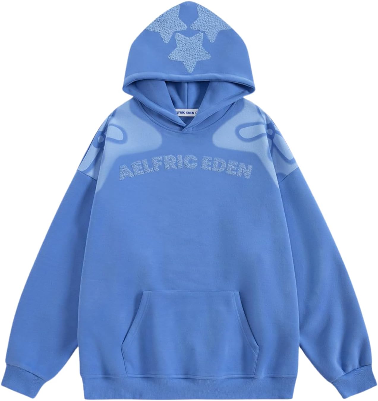 Aelfric Eden Floral Eden Star Print Pullover Hoodie Oversized Graphic Hoodies Y2k Hooded Sweatshirt Unisex