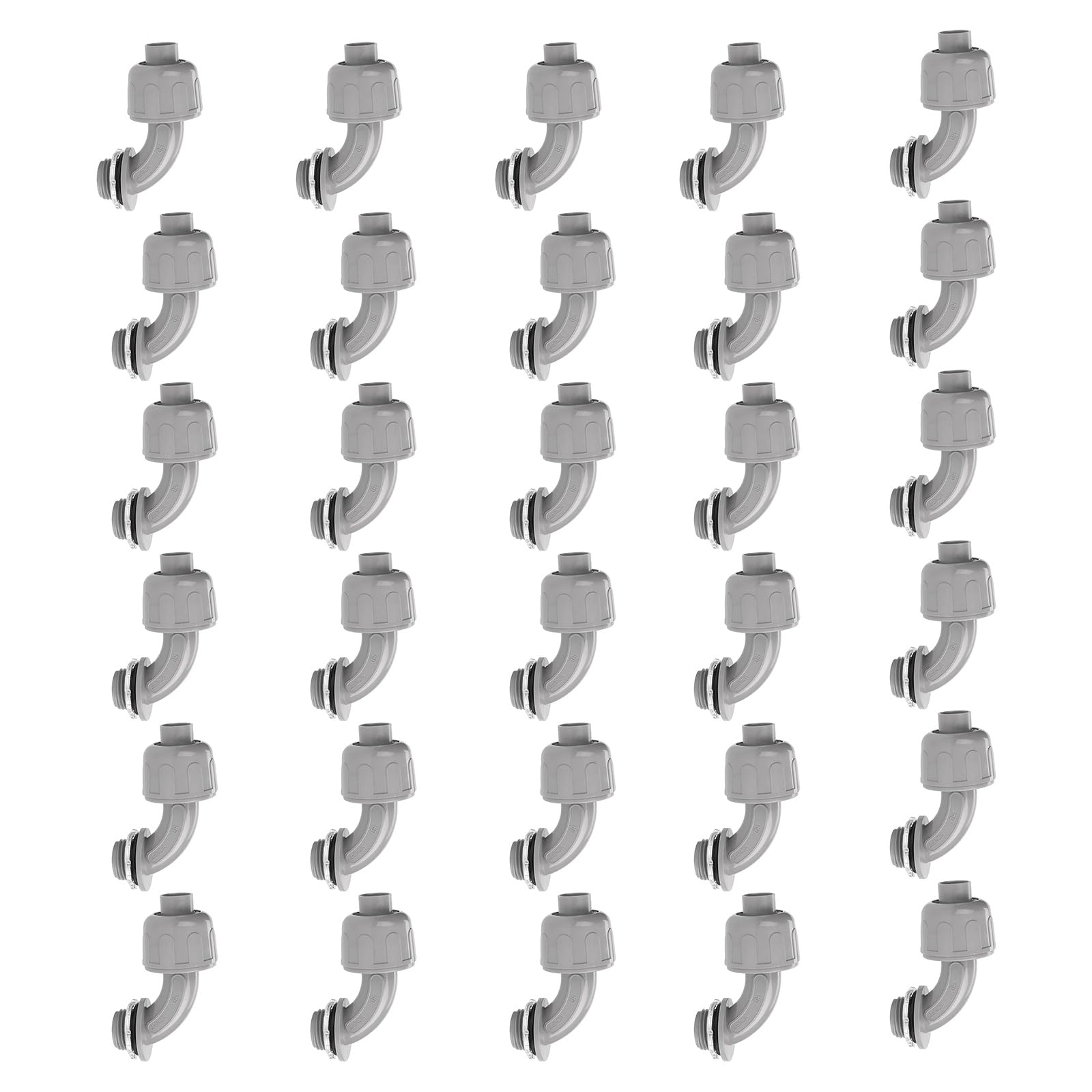 Kalttoy A Conduit Elbow Connectors Threaded Not Metallic Liquid Tight Fittings For Flexible Pvc Electrical Conduit Install Tool Without Installation Connectors