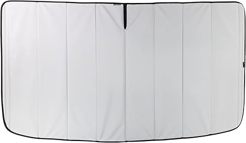 VanEssential Diseñado para RAM Promaster - Cubierta de parabrisas frontal opaca con aislamiento para furgonetas de 2014 a modelo actual, gris frío