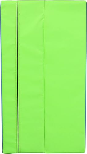 Miniatura 9 de PRISP Colchoneta plegable inclinada para gimnasia, 71 x 30 x 14 pulgadas, con cuña para niños