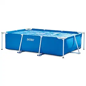 Intex, Piscina galvanizada retangular de armação metálica, 2.282 litros