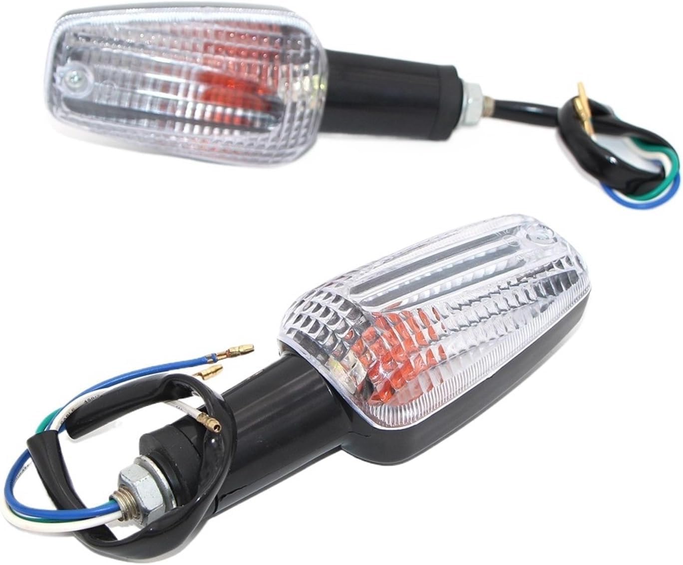 Generic Mini uniwersalne wskaźniki Dla Honda VTEC 2 2 szt. 3 przewody przednie kierunkowskazy motocyklowe bursztynowa lampa