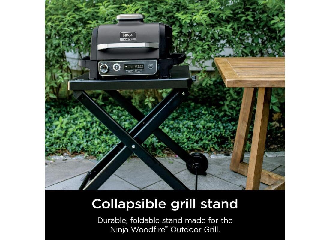 NINJA Grill Standfuß XSKGRLLSTDEUK, Zubehör für OG701, Perfekte Ergänzung für den Woodfire Grill NINJA Grill Standfuß XSKGRLLSTDEUK, Zubehör für OG701, Perfekte Ergänzung für den Woodfire Grill