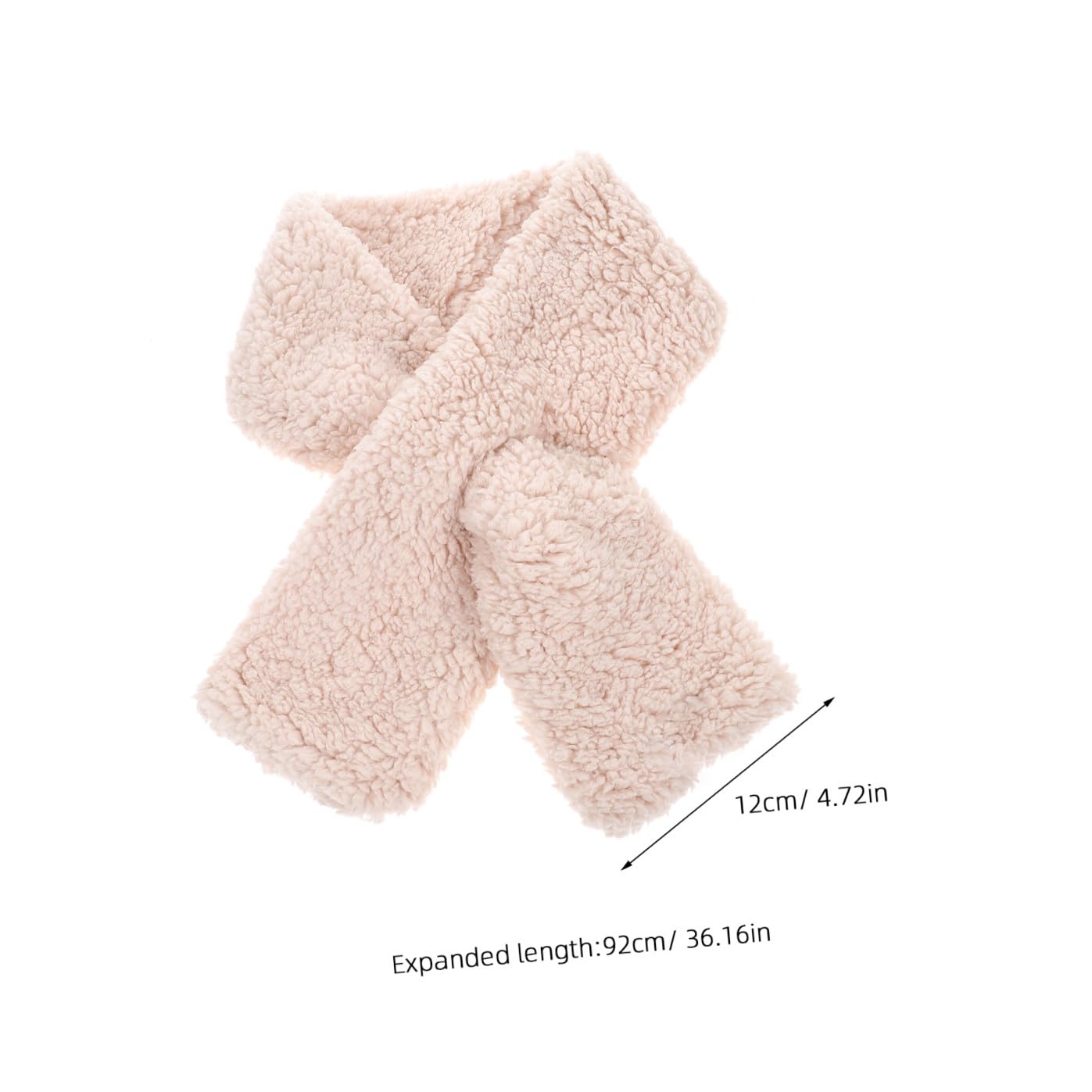 PRETYZOOM 4 Stück Schal Pañuelos Para Mujer Winterhandschuhe Reithandschuhe Skihandschuhe Winterwickel Pelzige Hülle Winterhalswärmer Damen-nackenwickel Plüsch Kunstpelz Verdicken Kind