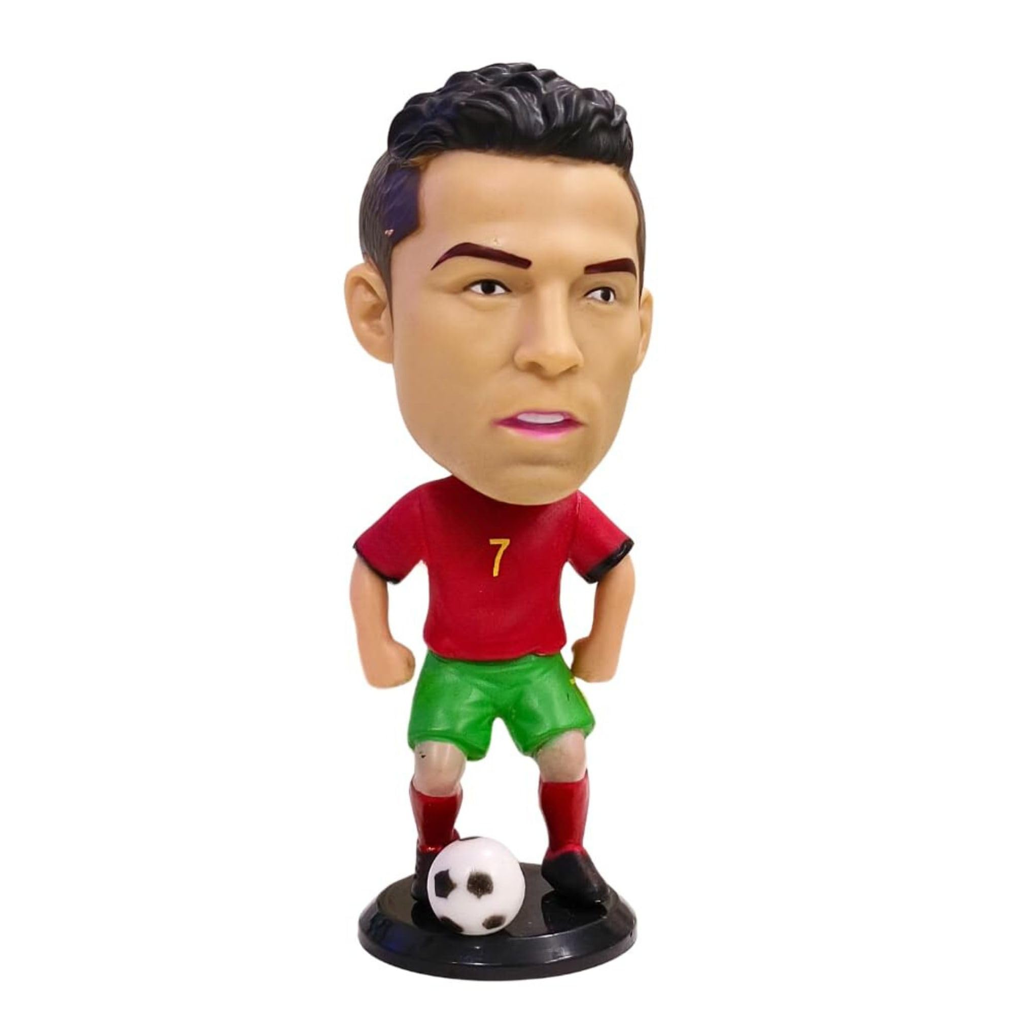 MONKEYTAIL Ronaldo Football Star Action Figures for Kids & Adults| Toy Figure for Car Dashboard, Room décor, Dashboard, Office Desk & Study Table | Ideal for Birthday Gifts (B0DH7WJWQ9) Amazon Price History, Amazon Price Tracker