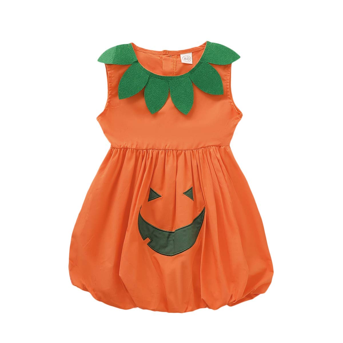 Toddler Baby Girls Halloween Dress Kid Girl Pumpkin Spooky Cartoon