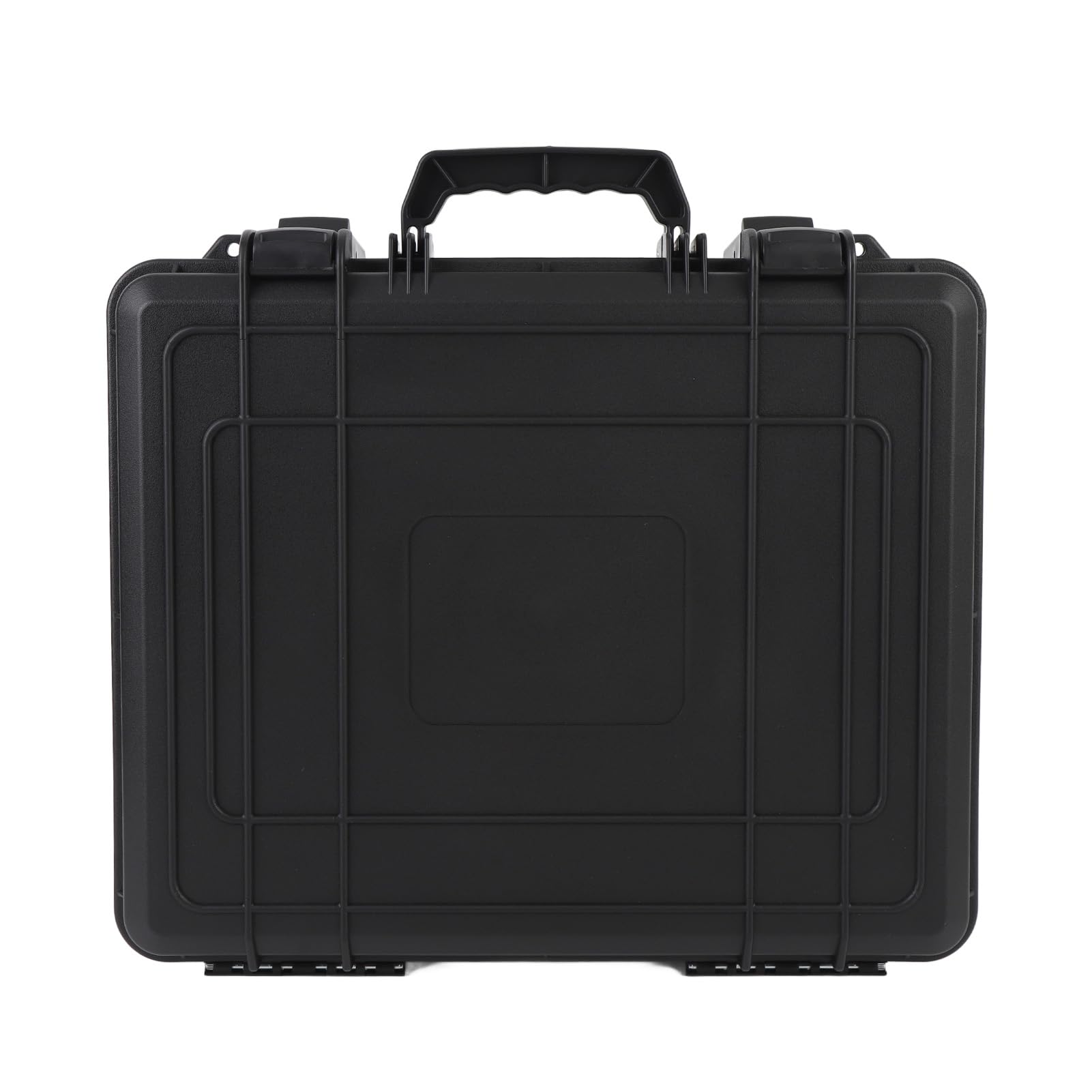 KUIDAMOS Estuche de Transporte Satelital Duradero para Cables de Fuente de Alimentación con Adaptador de Tubo con Soporte para Mini Plato, Adecuado para Viajeros Fuera de la Red, Material ABS/EVA,