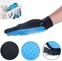 Luva Escova Nano Magnética Tira Pelos Dos Pets Cães E Gatos - Cores sortidas