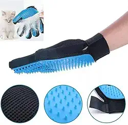 Luva Escova Nano Magnética Tira Pelos Dos Pets Cães E Gatos - Cores sortidas