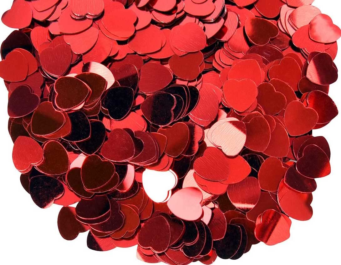 3 x Red Hearts for Snow Globe / Glitter Ball for Crafts for Snow Globe Craft Kit 40064 - Image 2